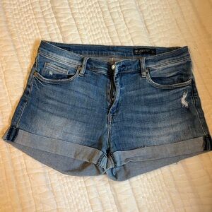 Blank NYC Jean Shorts with Rolled Cuff